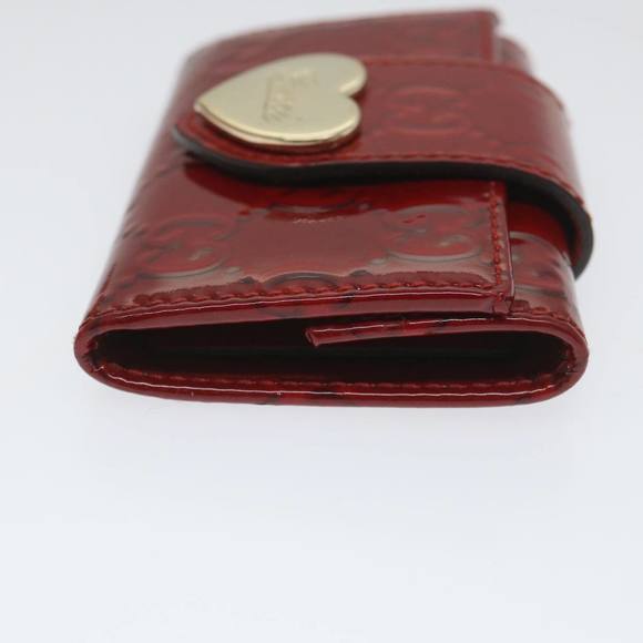 GUCCI GG Canvas Key Case Red 203551 Auth am5144 - Picture 4 of 16
